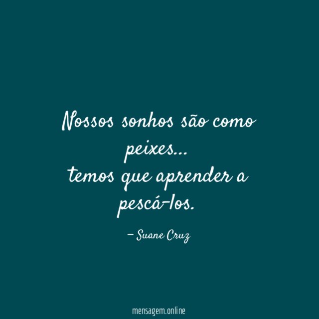 Nossos sonhos são como peixes
