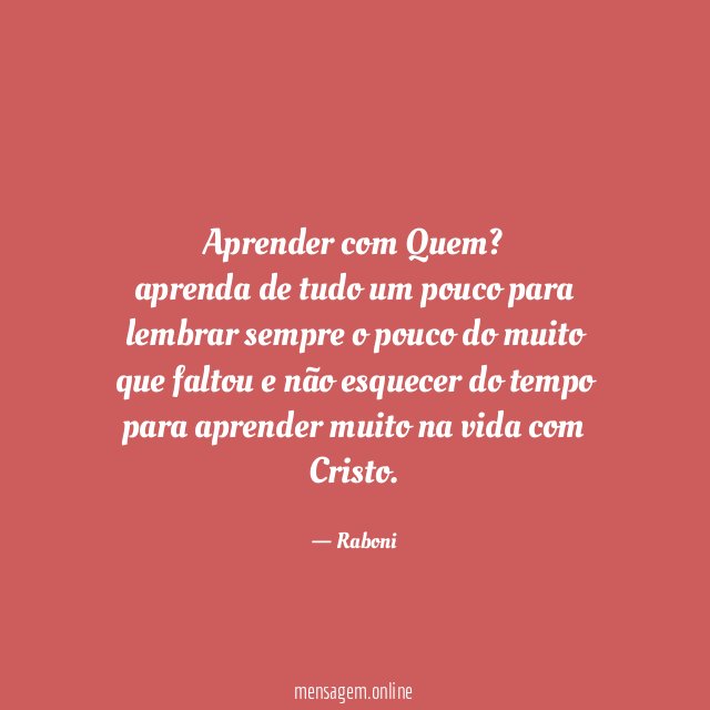 Aprender com Quem