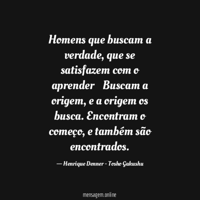 Homens que buscam a verdade