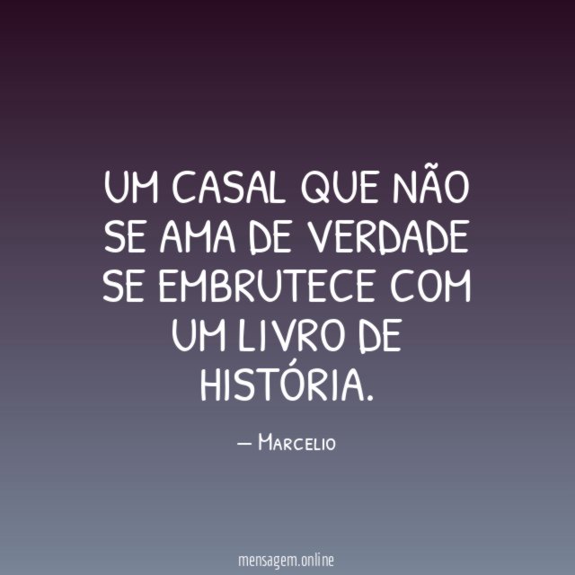 Um casal que não se ama de verdade