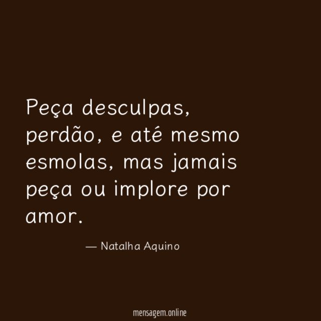 Peça desculpas