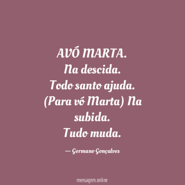 AVÓ MARTA.