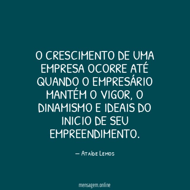 O crescimento de uma empresa ocorre até quando