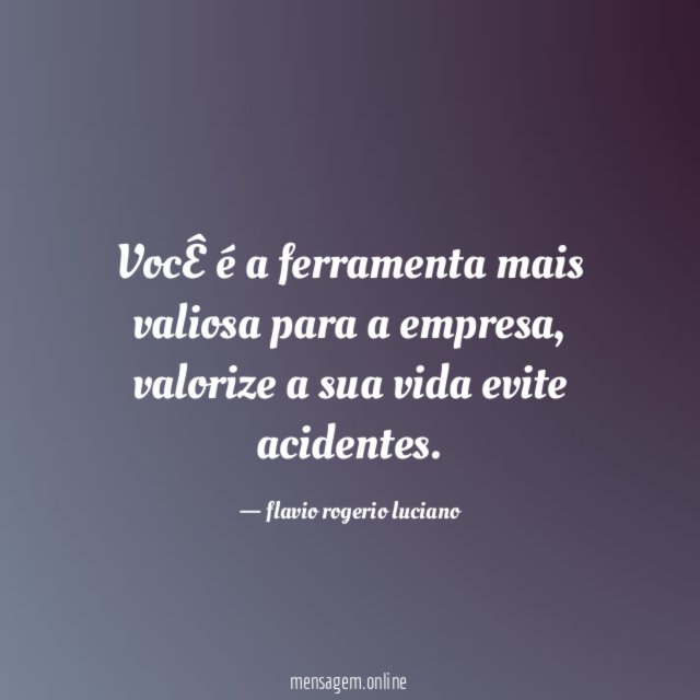 VocÊ é a ferramenta mais valiosa para a empresa