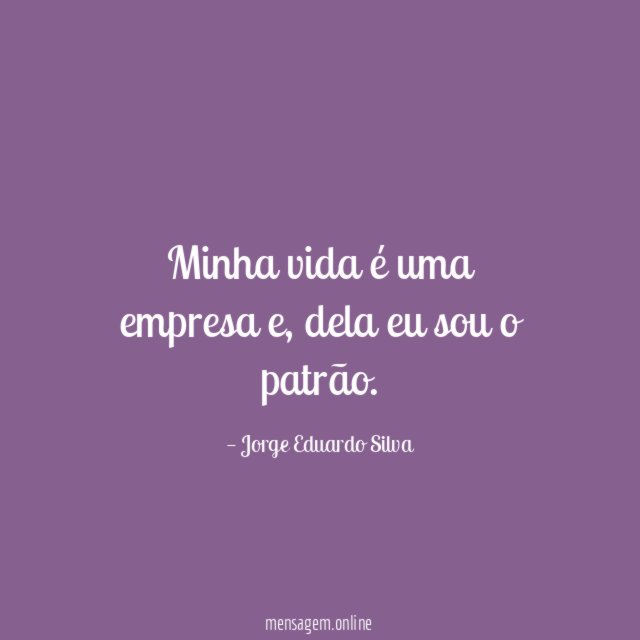 Minha vida é uma empresa