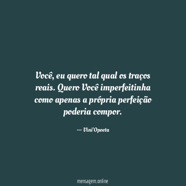 Você