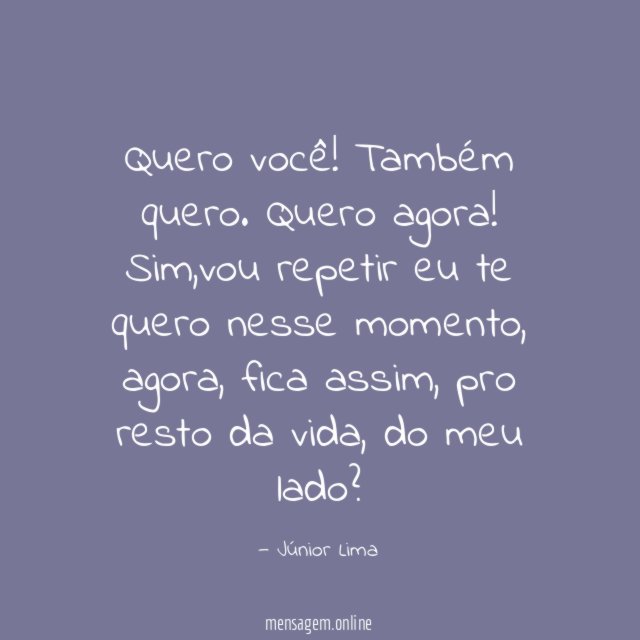 Quero você