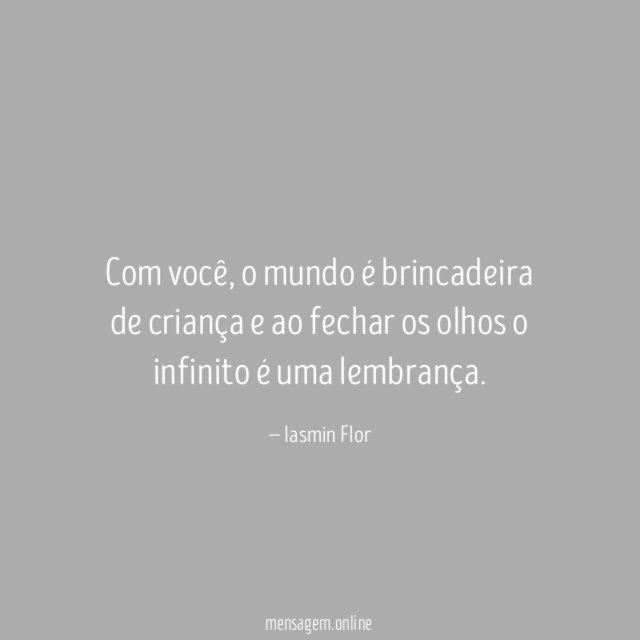 Com você