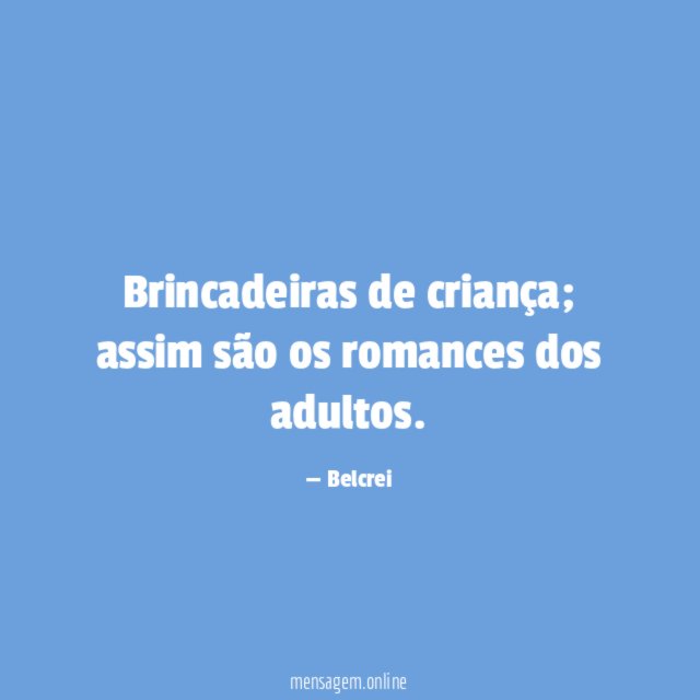 Brincadeiras de criança