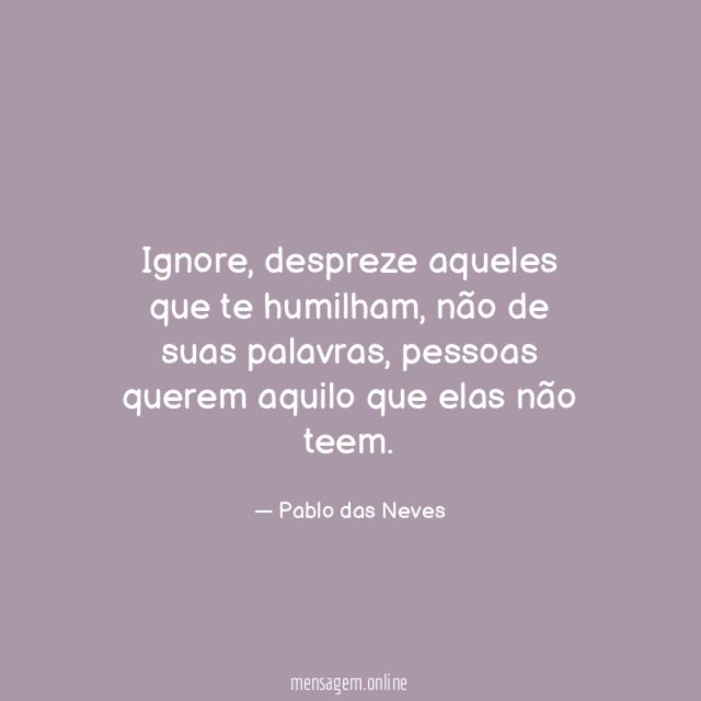 Ignore