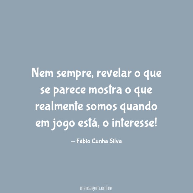 Nem sempre