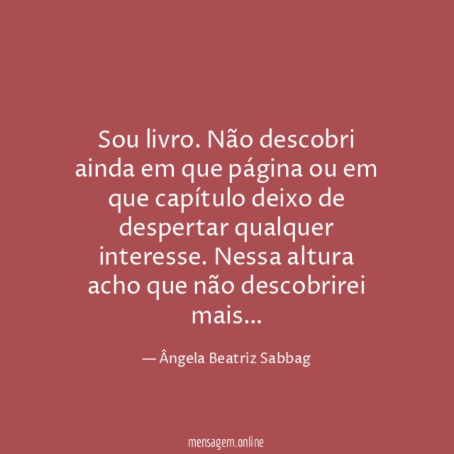 Sou livro