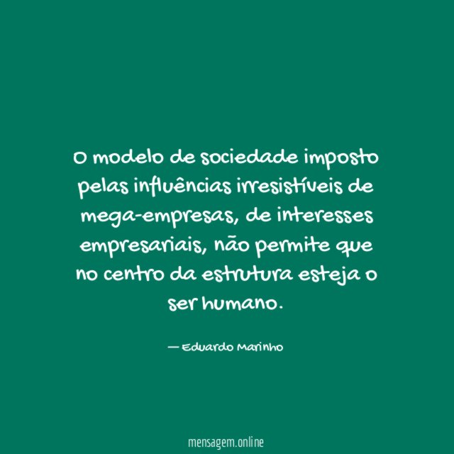 O modelo de sociedade imposto pelas influências irresistíveis de mega-empresas