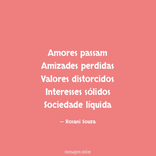 Amores passam