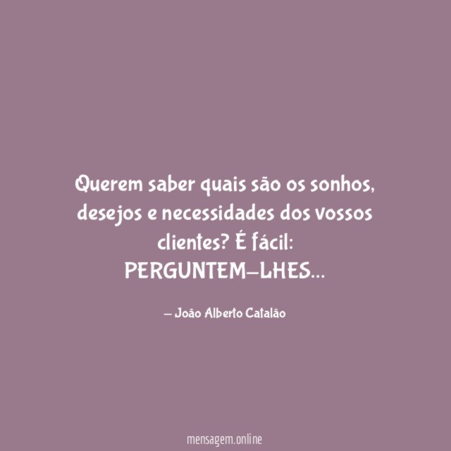 Querem saber quais são os sonhos