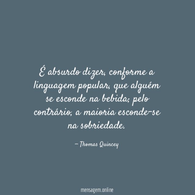 É absurdo dizer