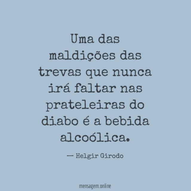 Uma das maldições das trevas que nunca irá