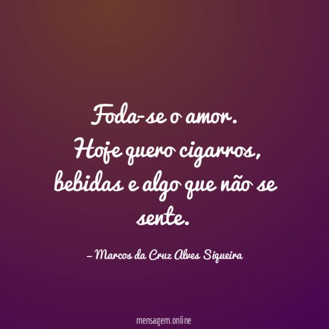 Foda-se o amor