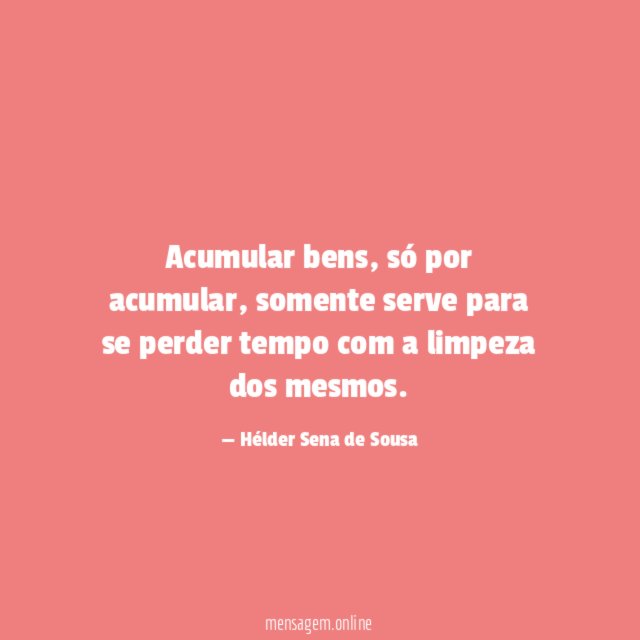 Acumular bens