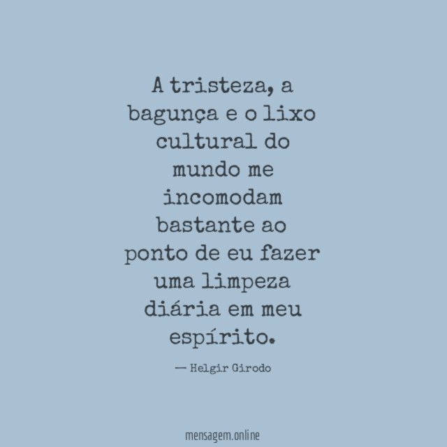 A tristeza
