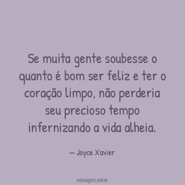 Se muita gente soubesse o quanto é bom