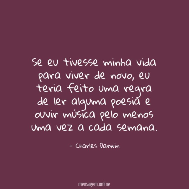 Se eu tivesse minha vida para viver de novo