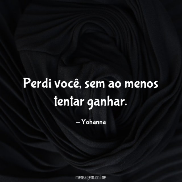 Perdi você