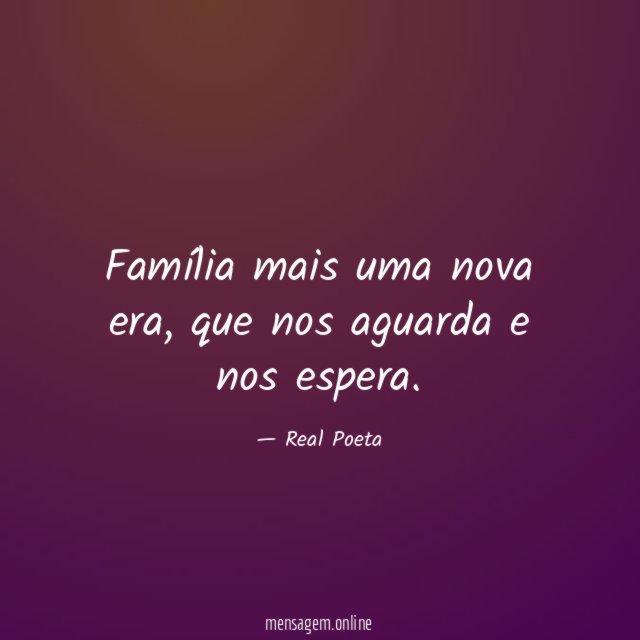 Família mais uma nova era