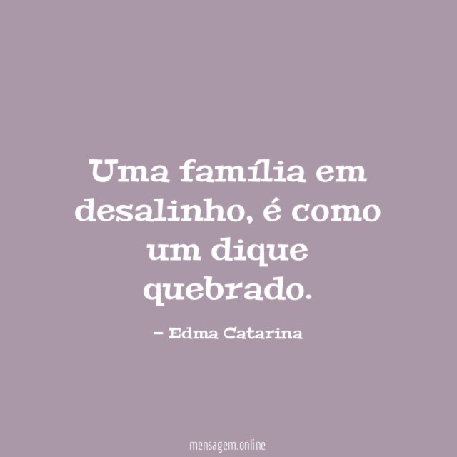 Uma família em desalinho