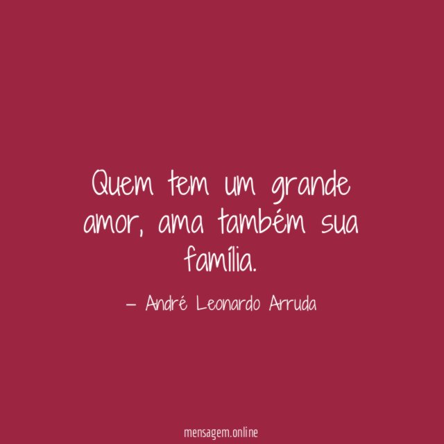 Quem tem um grande amor