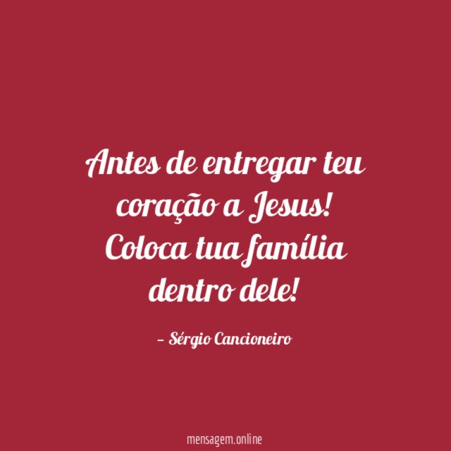 Antes de entregar teu coração a Jesus