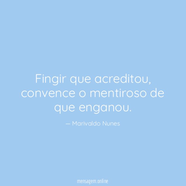 Fingir que acreditou
