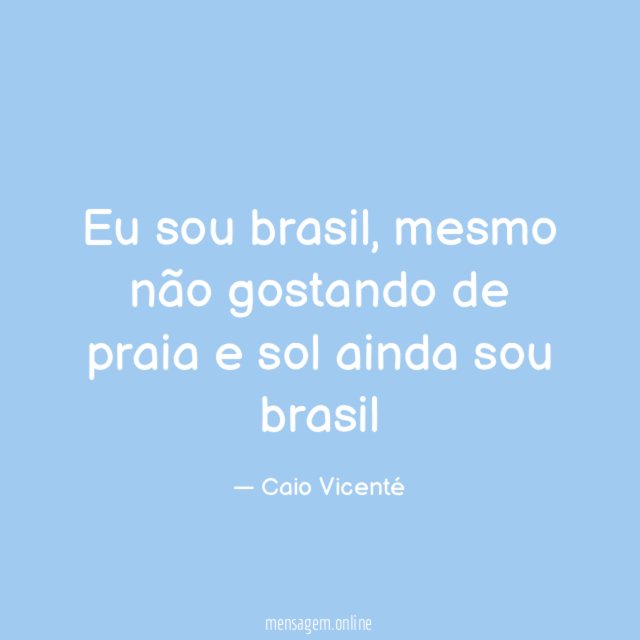 Eu sou brasil