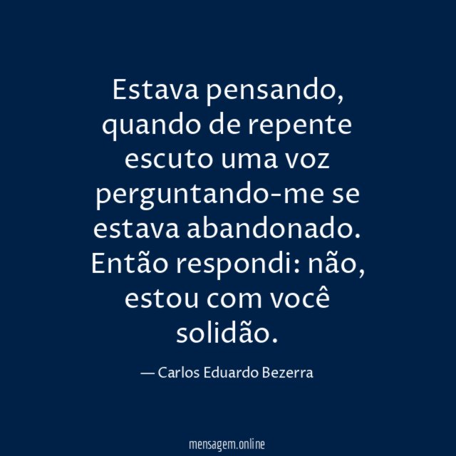 Estava pensando
