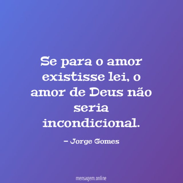 Se para o amor existisse lei