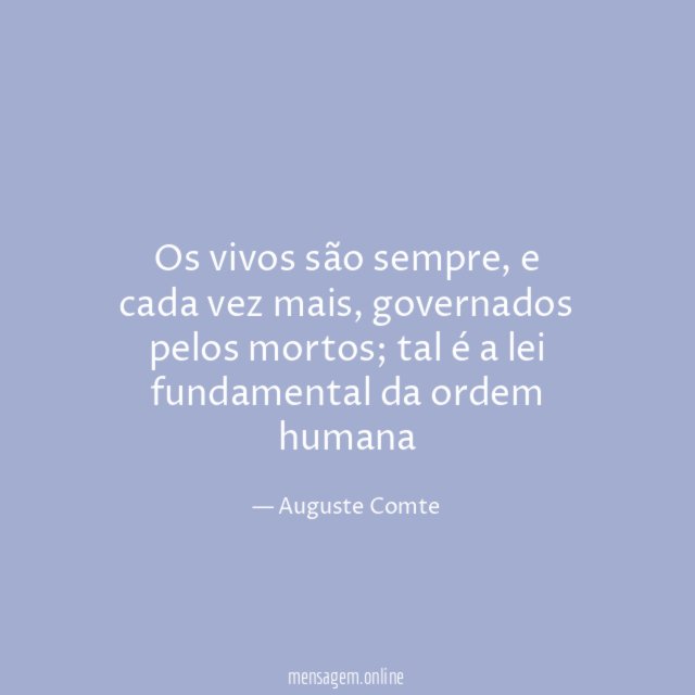 os vivos são sempre