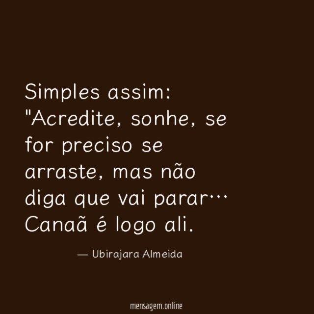 Simples assim