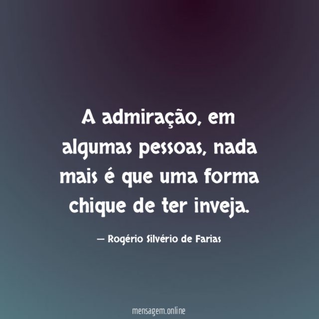 A admiração