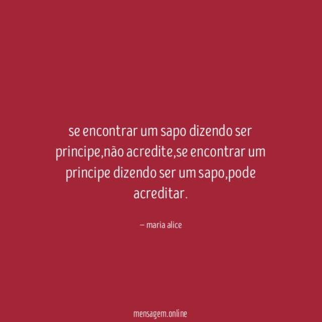 se encontrar um sapo dizendo ser principe