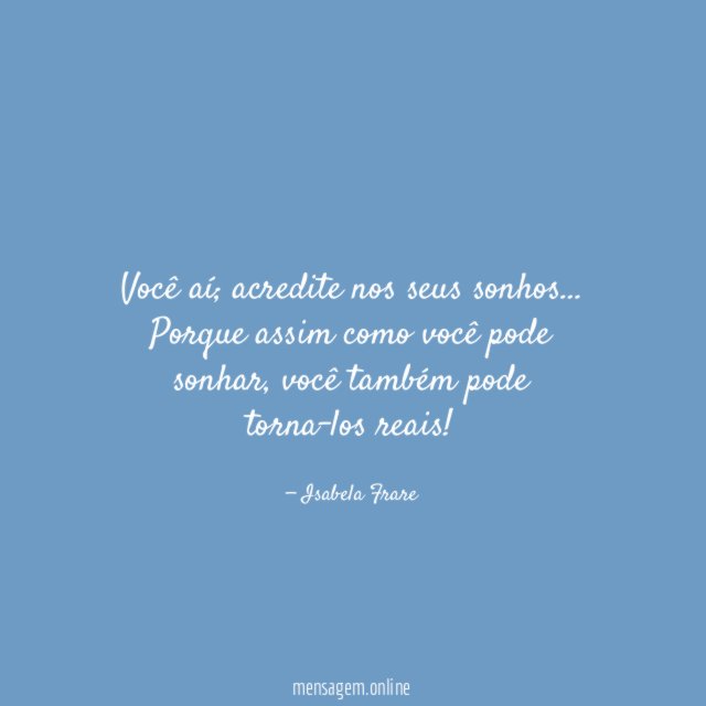 Você aí