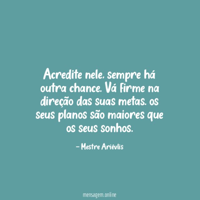 Acredite nele