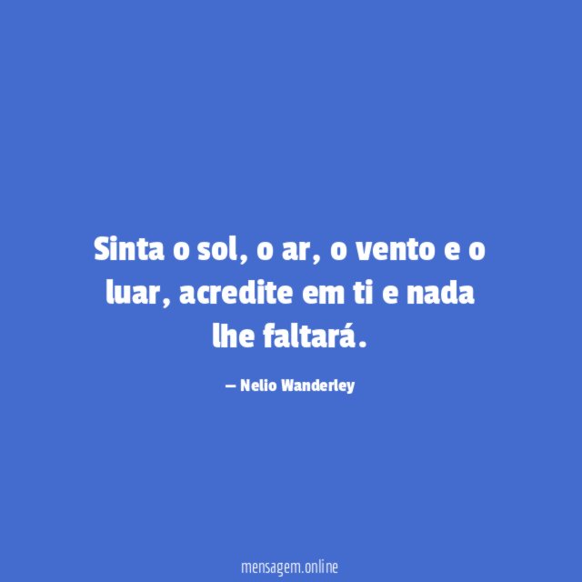 Sinta o sol