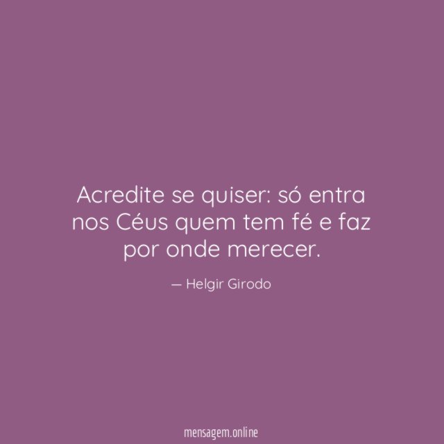 Acredite se quiser