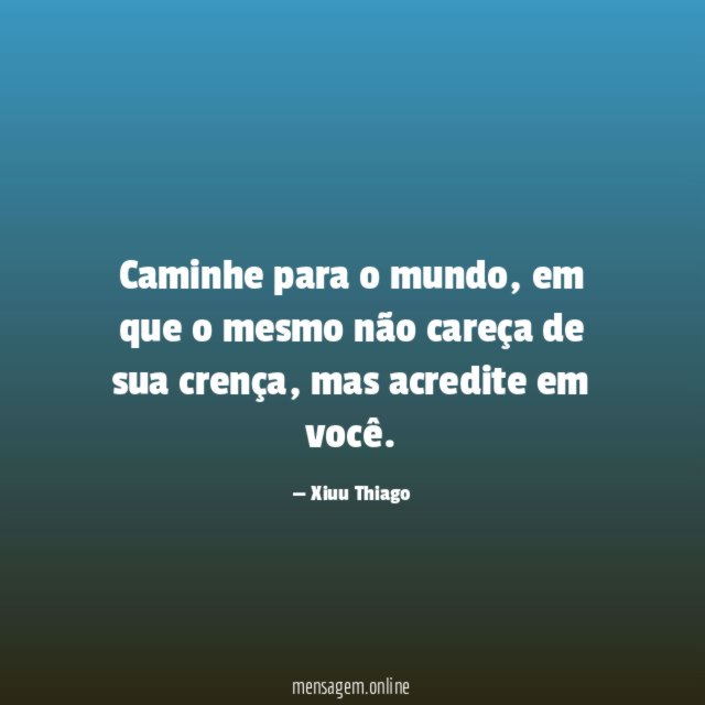 Caminhe para o mundo