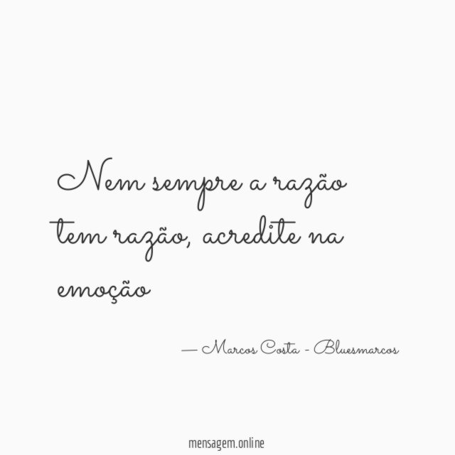 Nem sempre a razão tem razão