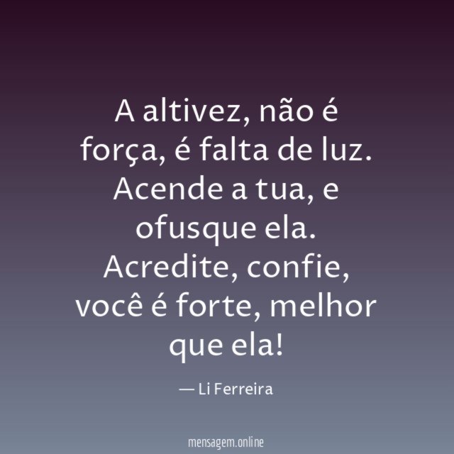 A altivez