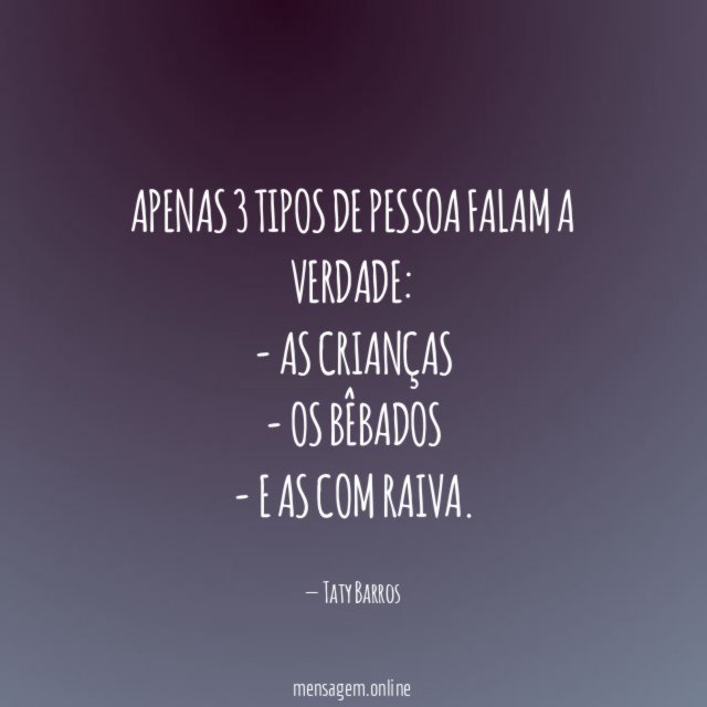 Apenas 3 tipos de pessoa falam a verdade