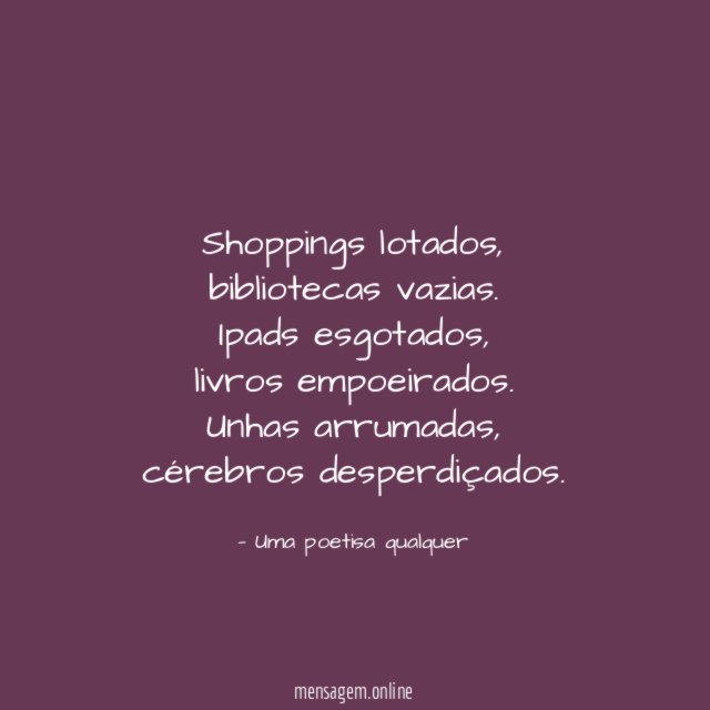 Shoppings lotados