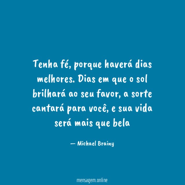 Tenha fé