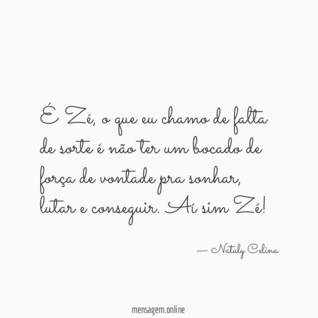 É Zé